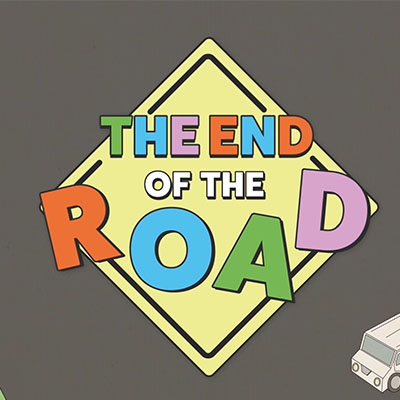 At the end of the road