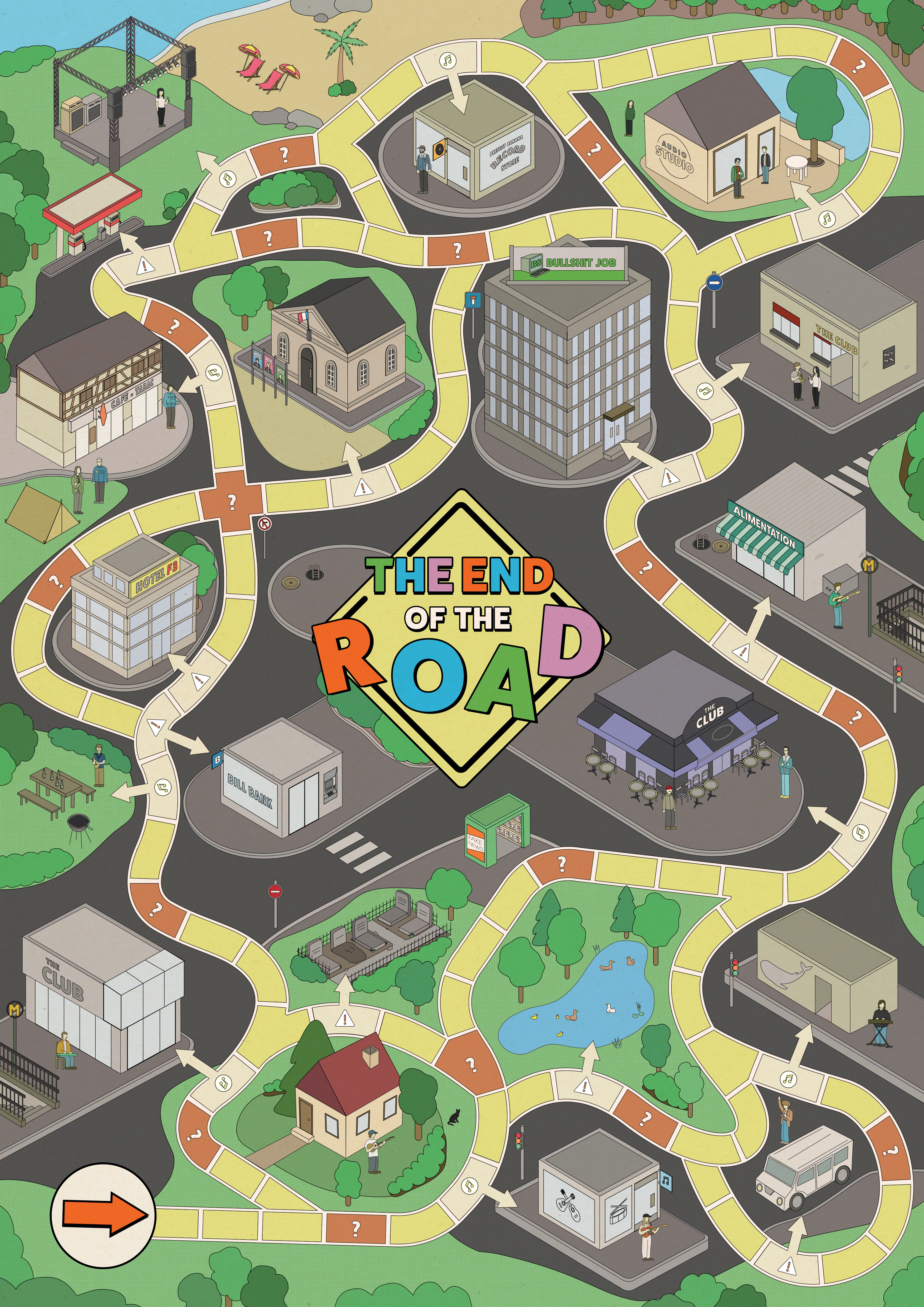 end of the road